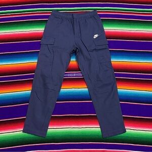 Nike Sportswear Cargo Pants Men's Medium Blue Unlined Utility pants